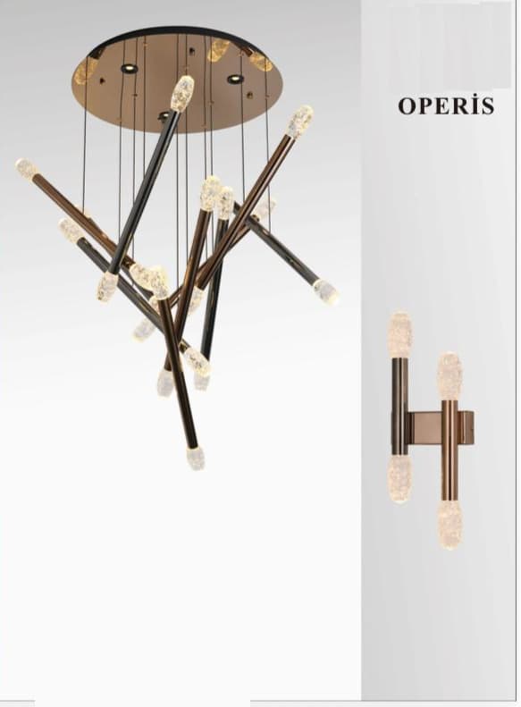 Operis Geometrik LED Sarkıt Avize - Kahramanmaraş Hilal Avize