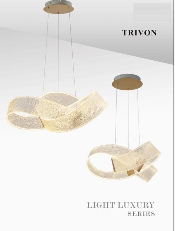 Trivon Üçlü Tasarım LED Sarkıt Avize - Kahramanmaraş Hilal Avize